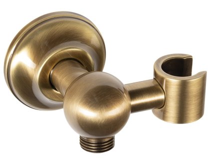 Sapho ANTEA držák sprchy s vyústěním, bronz 981R6