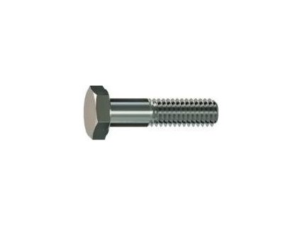 Šroub M16x60mm, 6-hranná hlava, částečný závit, DIN931, ocel/pozink, D0093155160060