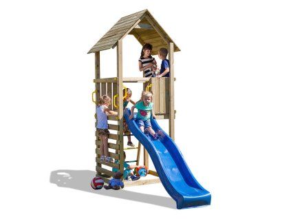 Dětské hřiště Marimex Play Basic 001 + modrá skluzavka 11640187
