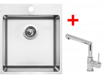 Sinks BLOCKER 450+MIX 350 P BLR4501VMI350PC