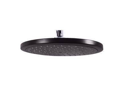 7224 hlavova sprcha kulata 23 cm cerna matna barva cerna matna