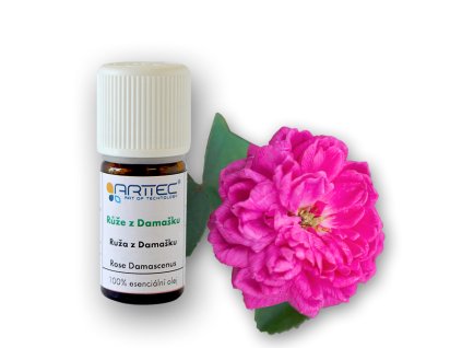 ARTTEC přírodní vonný olej Růže z Damašku 2 ml NAT00053
