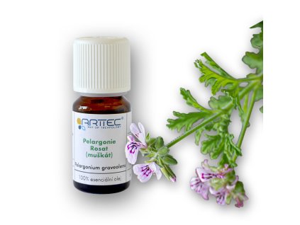ARTTEC přírodní vonný olej Geranium (Pelargonie) bio Egypt 10 ml NAT00030
