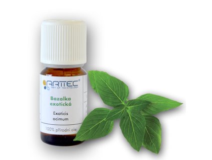 ARTTEC přírodní vonný olej Bazalka exotická bio 10 ml NAT00003