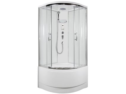 ARTTEC CALYPSO 90 x 90 cm - Parní sprchový box model 8 čiré sklo PAN04652