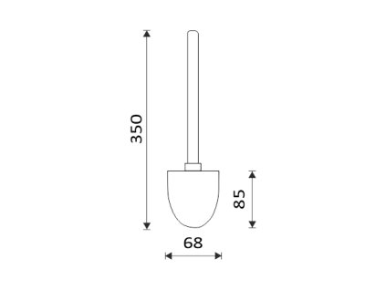 Nimco Náhradní WC kartáč 1178WN-51-26