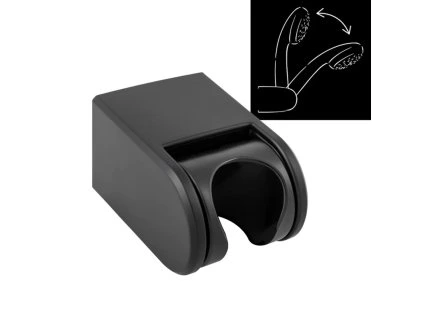 drzak rucni sprchy cerna barva