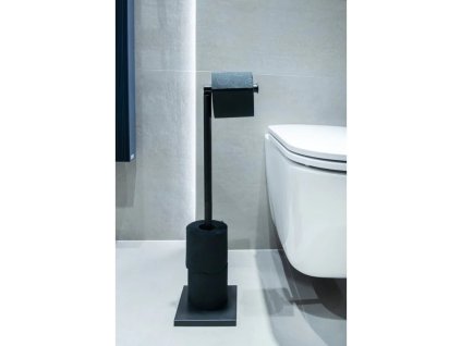 Hopa Držák toaletního papíru, kov , černá barva KD02071796