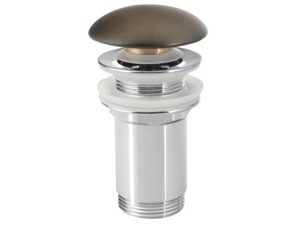 Sapho PRIORI umyvadlová výpust 5/4“, click-clack, keramická zátka, 10-50mm, bronz PV032