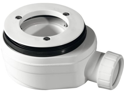 GELCO vaničkový sifon, průměr 90mm, DN40, nízký, pro vaničky s krytem PB90EXN MINUS