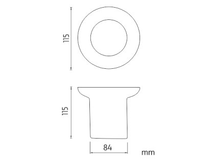 Nimco Náhradní WC nádobka 1094C