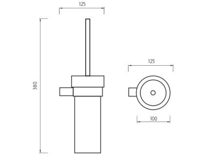 toaletni wc kartac vykres