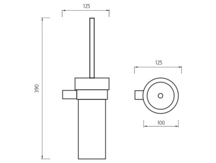 Nimco Toaletní WC kartáč BR 11094K-26