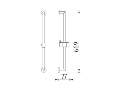 tyc s jezdcem na sprchu vykres