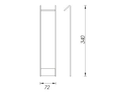 hak pro zaveseni polic vykres
