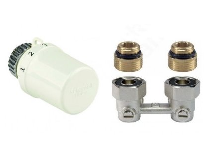 Honeywell Resideo radiátorový set - termostatická hlavice T3019 + Verafix DN15 rohový, TL3096EY15