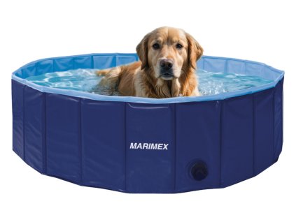 Marimex Skládací bazén pro psy - O 100 cm modrý 10210058