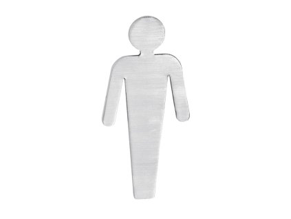 Sapho Cedule WC páni, 80x35x2mm, nerez mat XP131