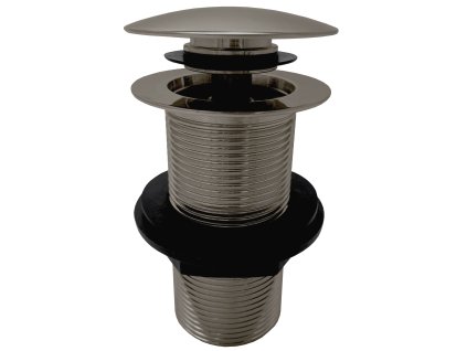 Výpusť umyvadlová CLICK-CLACK 5/4'' bez přepadu, Metal Grey - kartáčovaná MD0798MGK, RAV Slezák