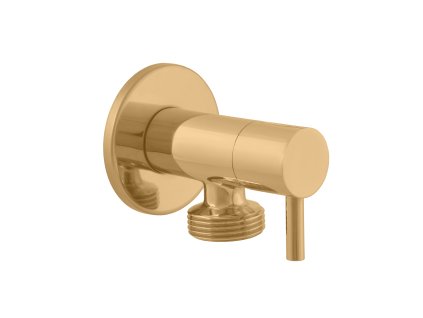 Ventil rohový pračkový 1/2"x 3/4", Zlatá - kartáčovaná RV0234ZK, RAV Slezák