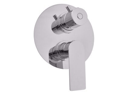 NIL - Vanová/Sprchová baterie podomítková 3-cestná s tělesem, Chrom NL187.3, RAV Slezák