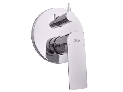 NIL - Vanová/Sprchová baterie podomítková 2-cestná s tělesem, Chrom NL185, RAV Slezák