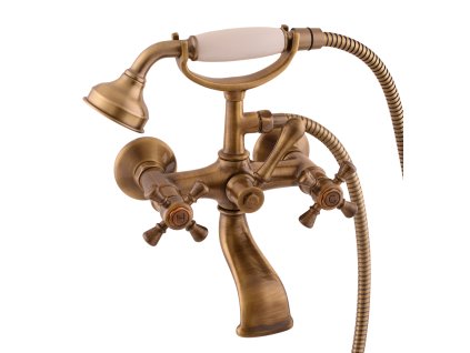 MORAVA RETRO - Vanový set s baterií, Stará mosaz (Bronz) MK359.5/2SM, RAV Slezák