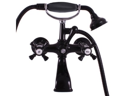 MORAVA RETRO - Vanový set s baterií, Černá matná/Chrom MK359.5/2CMATC, RAV Slezák