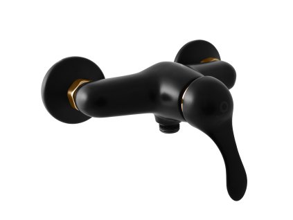 LABE - Sprchová baterie, Černá matná/Zlatá L081.5CMATZ, RAV Slezák