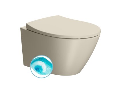 GSI MODO závěsná WC mísa, Swirlflush, 37x52cm, creta dual-mat 981608
