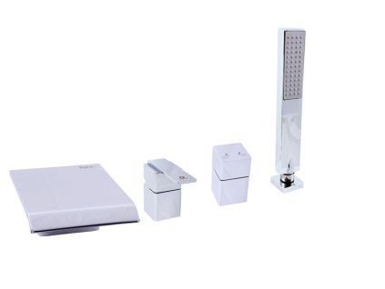 LOIRA - Vanová baterie 4-otvorová, vodopád, Chrom LR573.5P, RAV Slezák