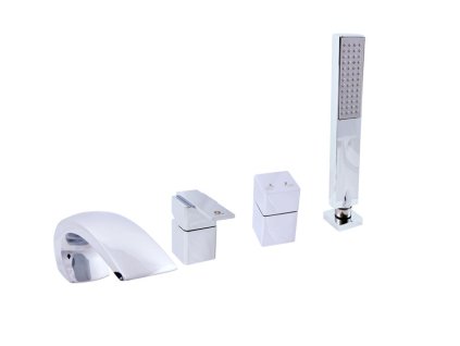 LOIRA - Vanová baterie 4-otvorová, vodopád, Chrom LR572.0P, RAV Slezák