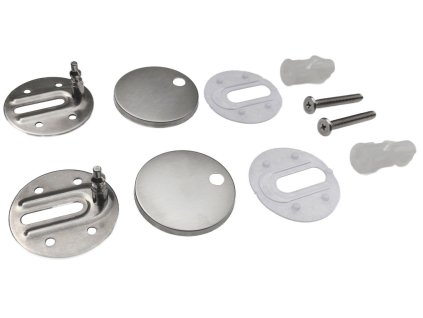 Aqualine Sada 2 úchytů WC sedátka (PC107V) NDPC107V-2