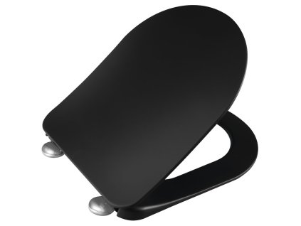 CREAVIT PAULA WC sedátko, SLIM, Soft Close, černá mat KC0903.01.2100E