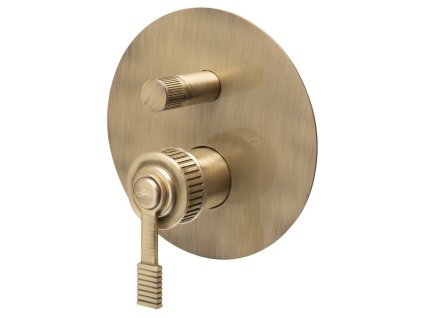 Sapho VERSI podomítková sprchová baterie, 2 výstupy, bronz RV042/18