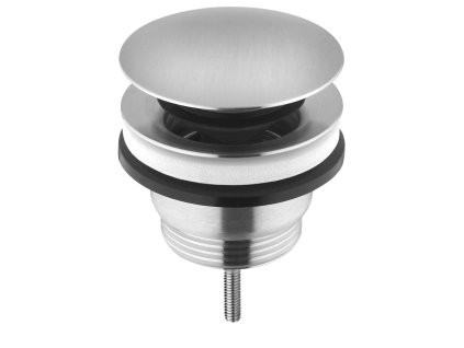 Sapho MINIMAL umyvadlová výpust 5/4“, click-clack, velká krytka, nerez mat MI059