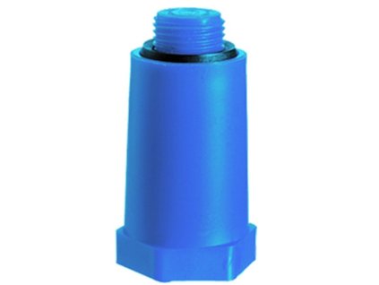 OTTO HAAS stavební zátka 1/2" pro studenovodní potrubí, plast, modrá, 6601