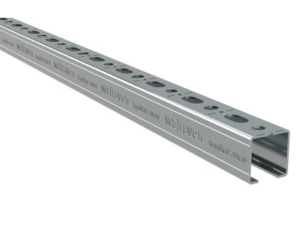 WALRAVEN BIS RAPID RAIL WM2 montážní lišta 30x30x2mm, 2m, ocel, 650530302