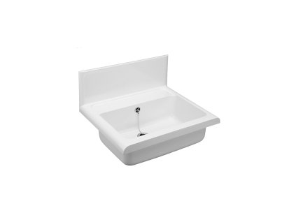 Aliaxis Česká republika s.r.o. Umyvadlo Compact plastové, s příslušenstvím, bílé, vysoce odolné PR7183C (60009010099)