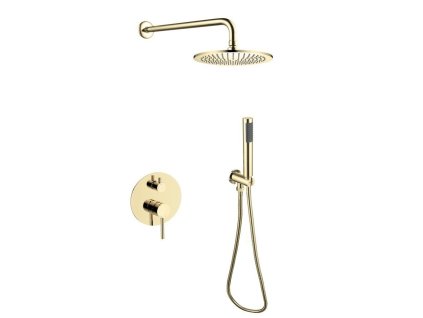 BESCO Podomítkový sprchový set DECCO/ILLUSION I/VEO Zlatá lesklá BABPDIIJZ