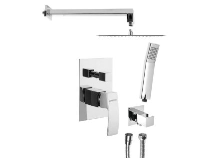 Sapho GINKO podomítkový sprchový set s pákovou baterií, 2 výstupy, chrom 1101-42-21