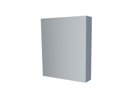 Mereo Koupelnová skříňka zrcadlová 80 cm, galerka, 2 x dvířka, Multidecor, Monumentální šedá CN798G82MOS1