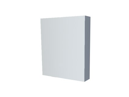 Mereo Koupelnová skříňka zrcadlová 60 cm, galerka, 1x dvířka levá, Multidecor, Monumentální šedá CN798G61MOS1