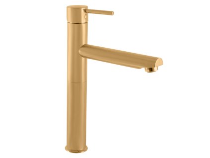 SEINA - Umyvadlová vysoká baterie bez výpusti, Zlatá - kartáčovaná SE930.0ZK, RAV Slezák