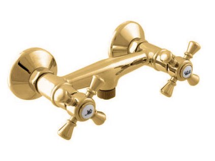 MORAVA RETRO - Sprchová baterie, Zlatá lesklá MK380.5Z, RAV Slezák