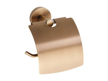 Sapho X-ROUND COPPER držák toaletního papíru s krytem, měď mat XR732PG