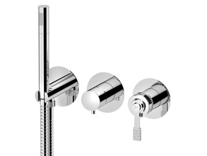 Sapho VERSI podomítková sprchová/vanová baterie s ruční sprchou, 2 výstupy, chrom RV052