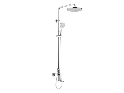 Mereo Mada vanová baterie s talířovou kulatou sprchou, šedá CBE60101SAM