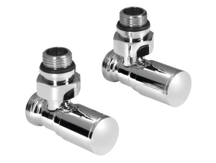 Aqualine C-START připojovací sada ventilů ruční rohová, chrom SC237C