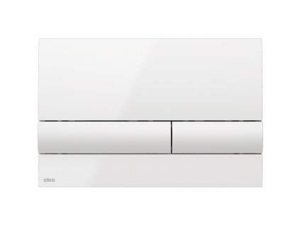 ALCA Ovládací tlačítko pro WC moduly, bílá-lesk M1710